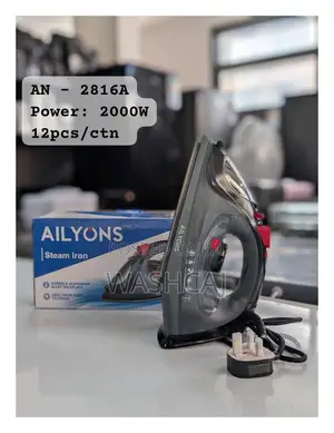 AILYONS AN-2816A 2000W Steam Iron With Durable Aluminium Alloy Solepla