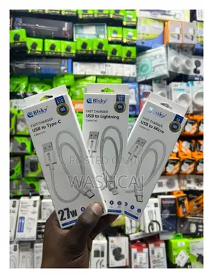 Bisky Fast Charger USB Cables (Type-C, Lightning, Micro-USB)