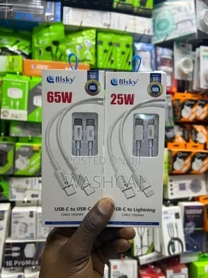 USB Cable C to C and C to iPhone Fast Charge
