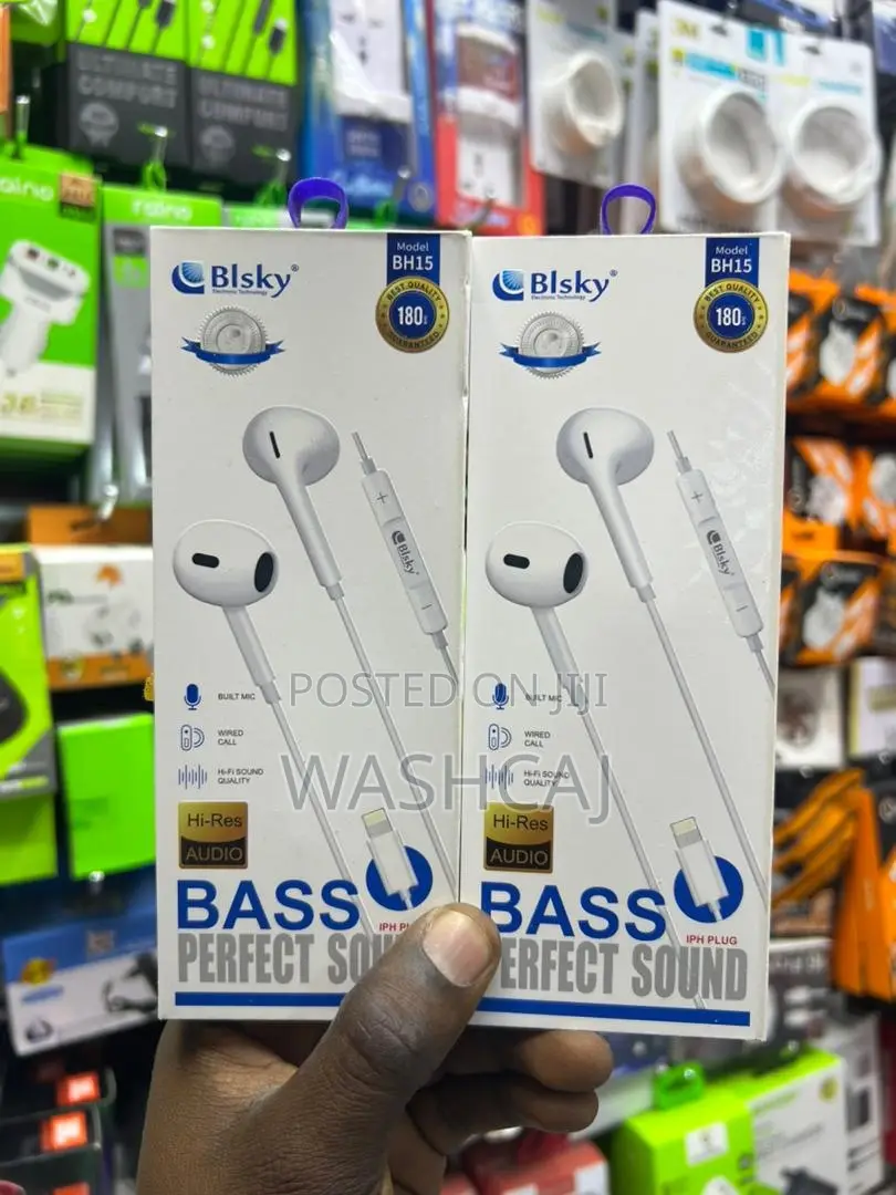 Blsky BH15 Hi-Res Audio Wired in-Ear Headphones With Built-in Mic