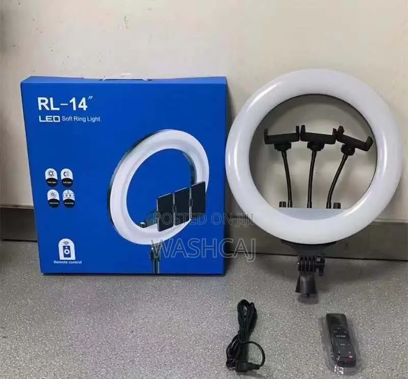 Ring Light Set With 14-Inch Model.