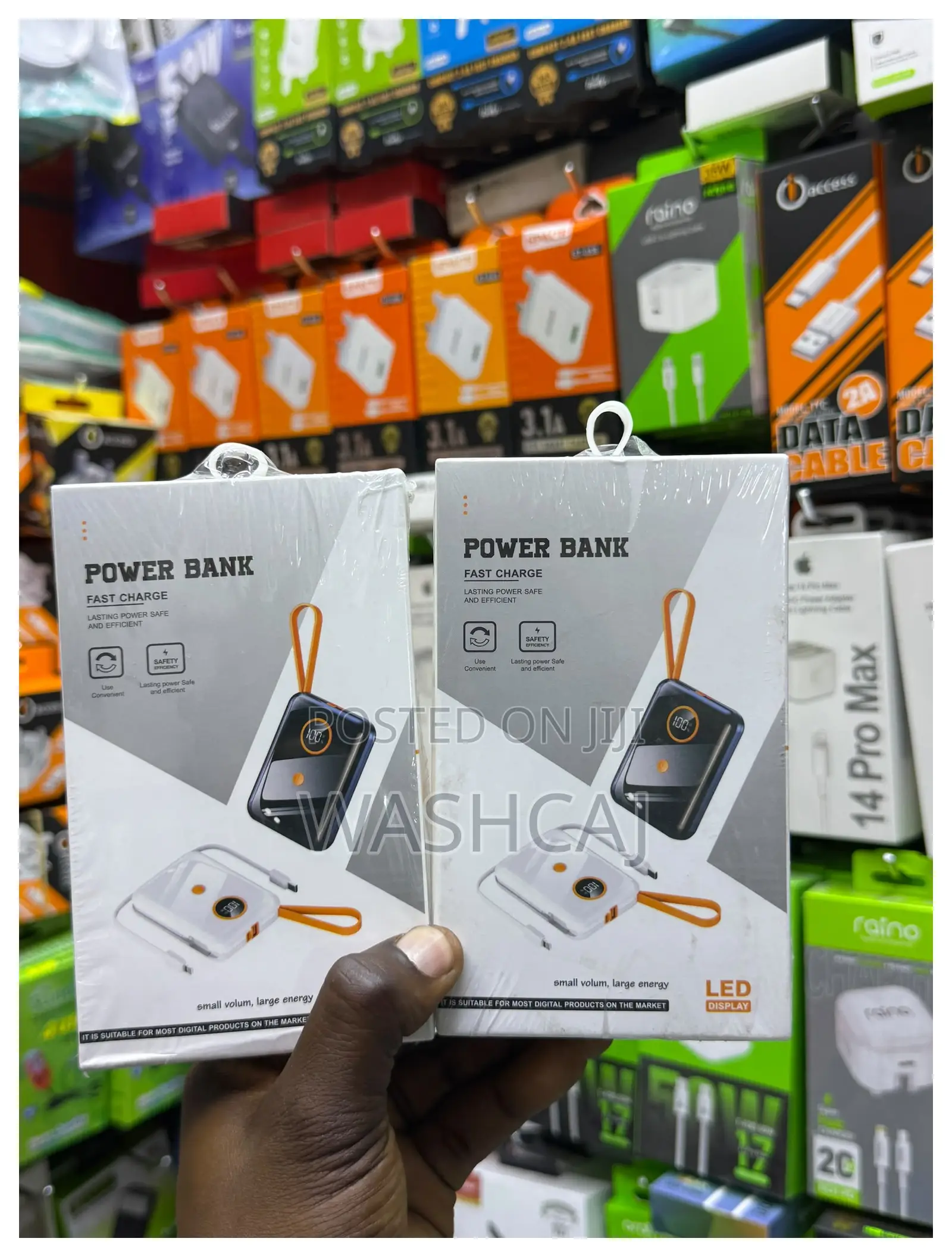 Fast Charge Power Bank With LED Display