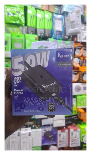 Fsudz FS-PD Note20 50W Super Fast Charger Kit (UK 3-Pin)