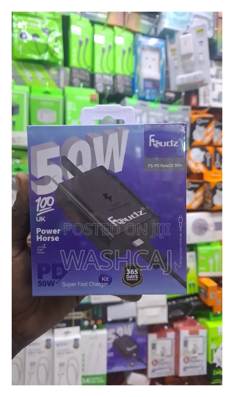Fsudz FS-PD Note20 50W Super Fast Charger Kit (UK 3-Pin)