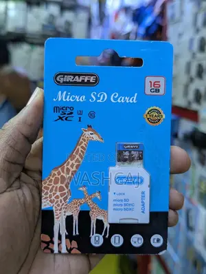 GIRAFFE 16GB Micro SD Card With Adapter