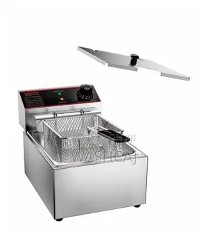 GLOBALSTAR Commercial Stainless Steel Deep Fryer With Temperature Cont