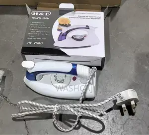 H F HF-258B Travel Iron With Adjustable Temperature, 700W