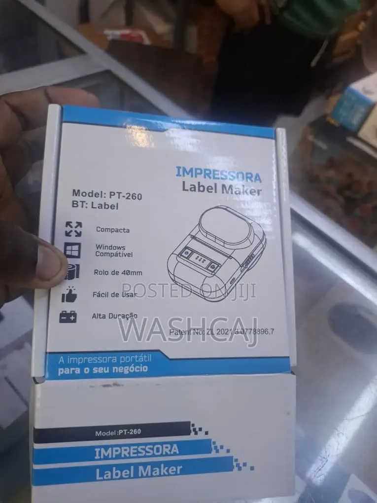 Impressora PT-260 Portable Bluetooth Label Maker