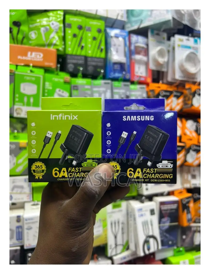 Infinix Samsung 6A Fast Charging Kit With Charger and Cable