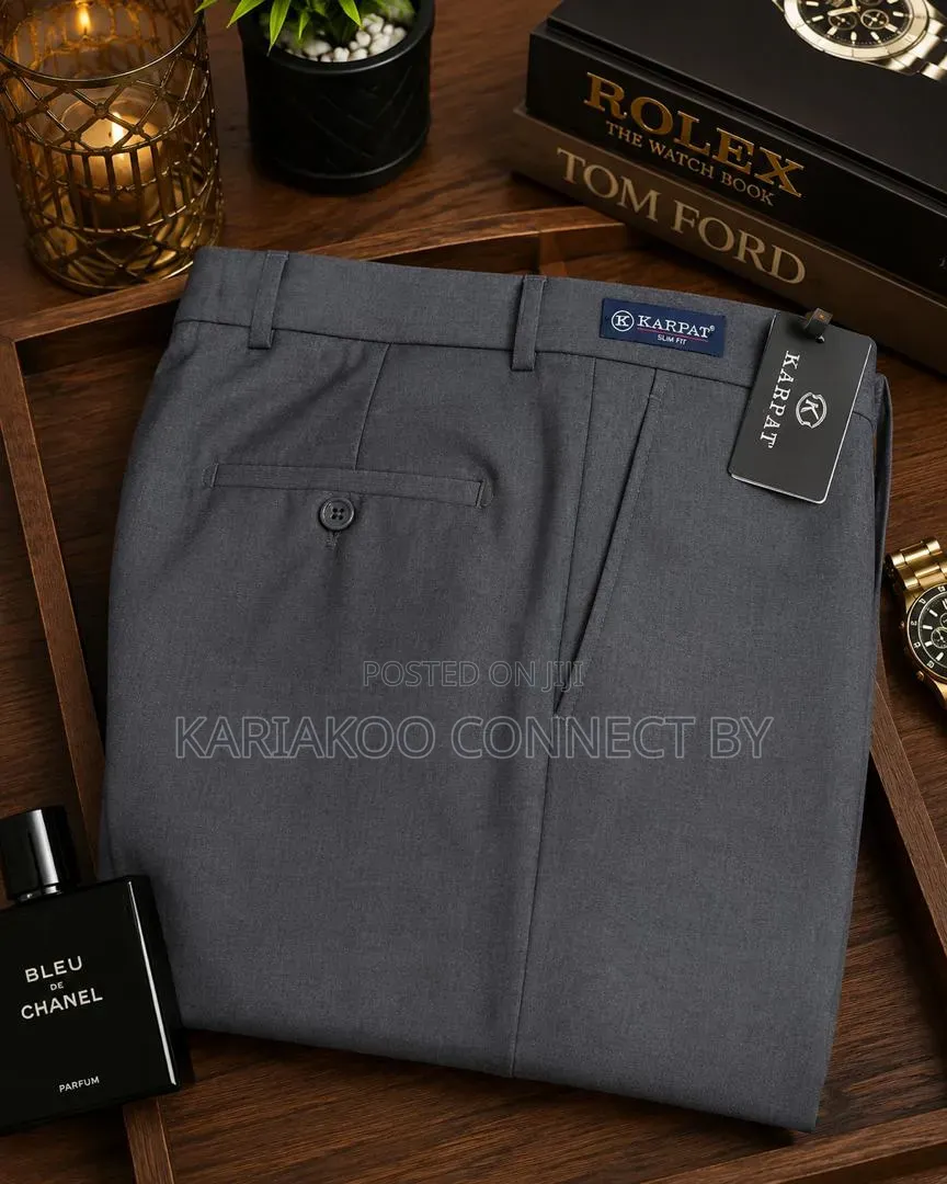 Premium WALAT Men's Cotton Chinos Dress Trousers