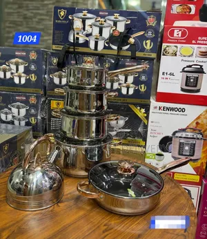 Kaisa Villa 12-Piece Stainless Steel Cookware Set With Kettle