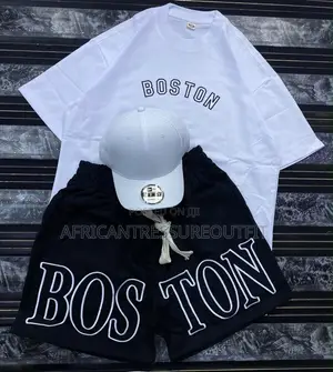 Boston Sets Tshirt Plus Shorts and Caps Collection Available
