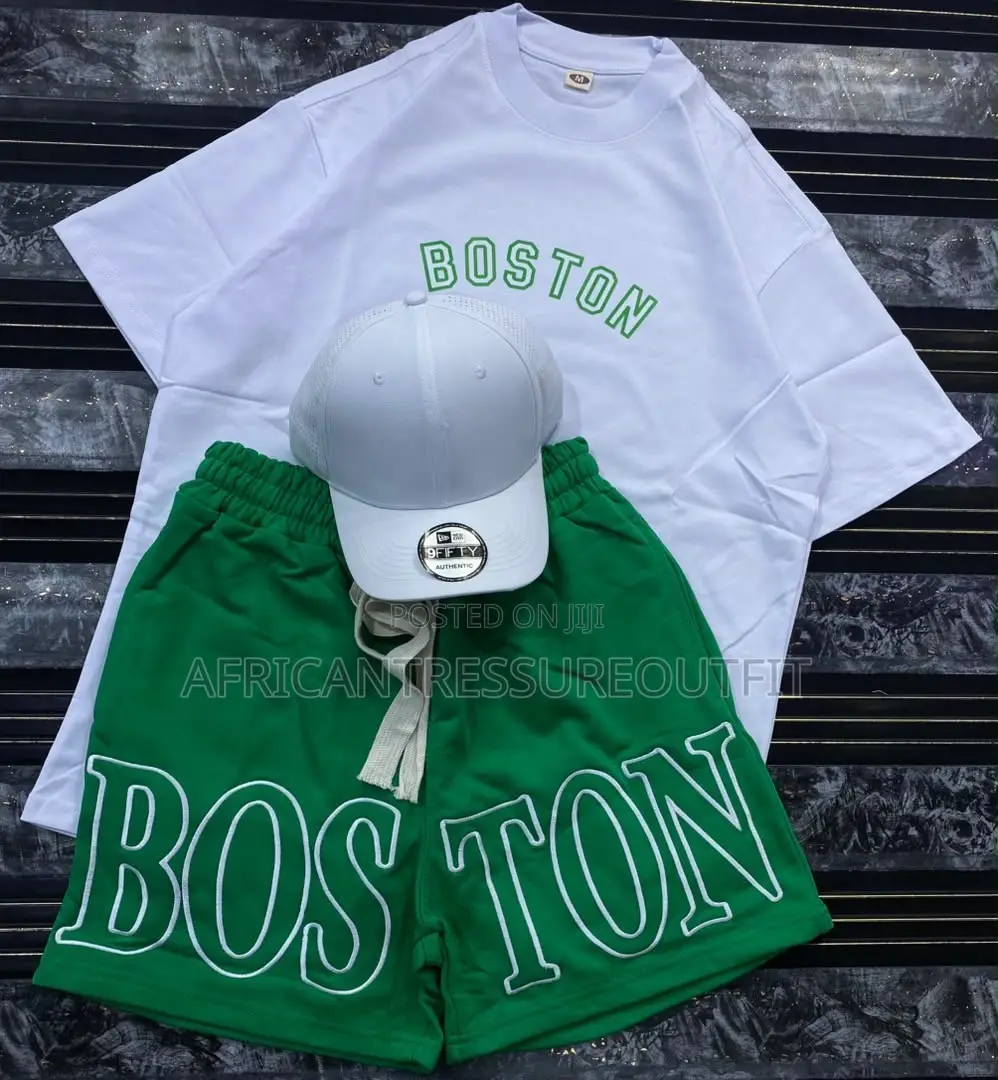 Boston Sets Tshirt Plus Shorts and Caps Collection Available
