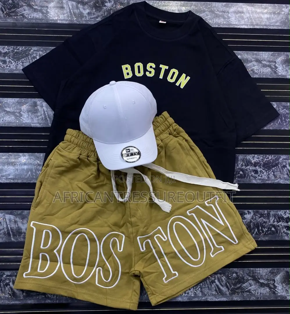 Boston Sets Tshirt Plus Shorts and Caps Collection Available