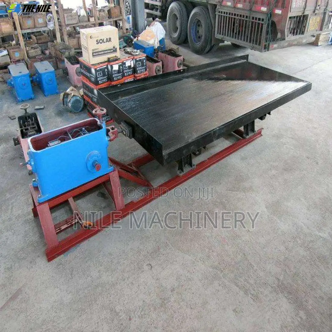 Gold Shaking Table 0.5-1.2tph Alluvial Rock Gold Recovery Plant
