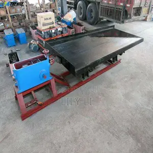 Gold Shaking Table 0.5-1.2tph Alluvial Rock Gold Recovery Plant