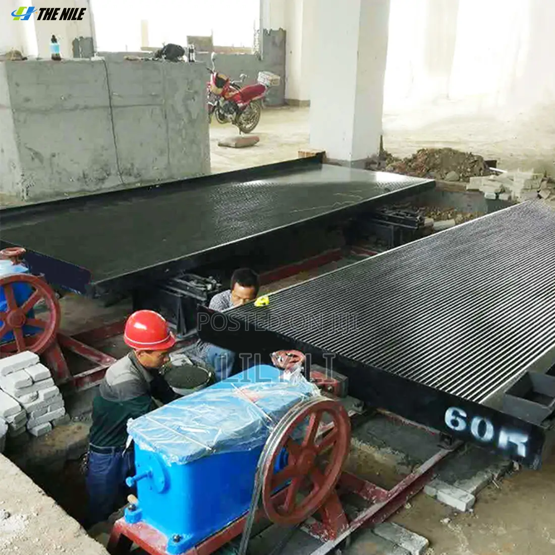 Industrial Shaking Table 6-S Chromite Iron Sand Ore Separator