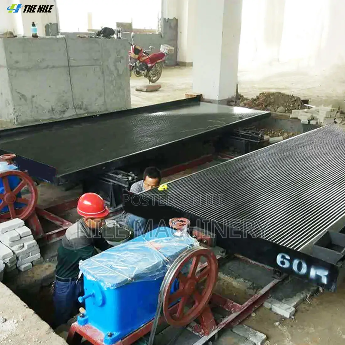 Industrial Shaking Table 6-S Chromite Iron Sand Ore Separator