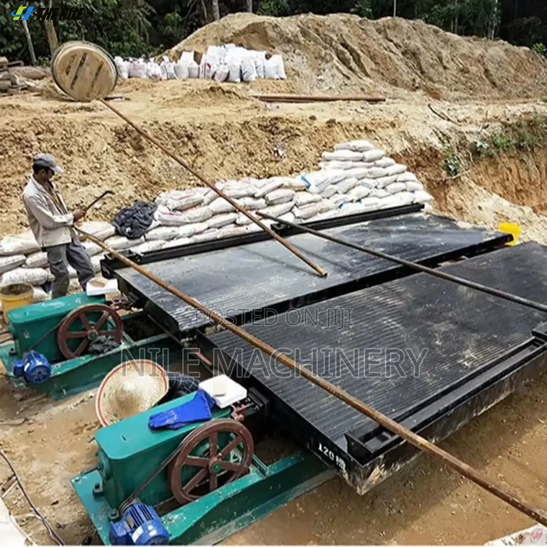 High Recovery Shaking Table 95 Percent Gravity Concentrator Mining