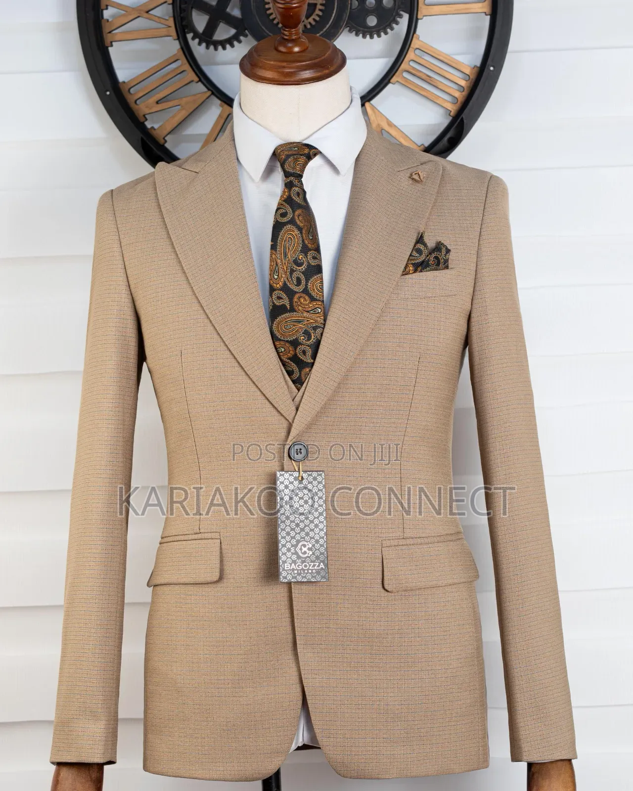 Bagozza Milano Beige Suit