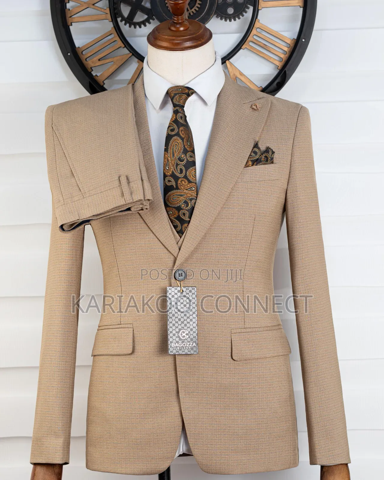 Bagozza Milano Beige Suit