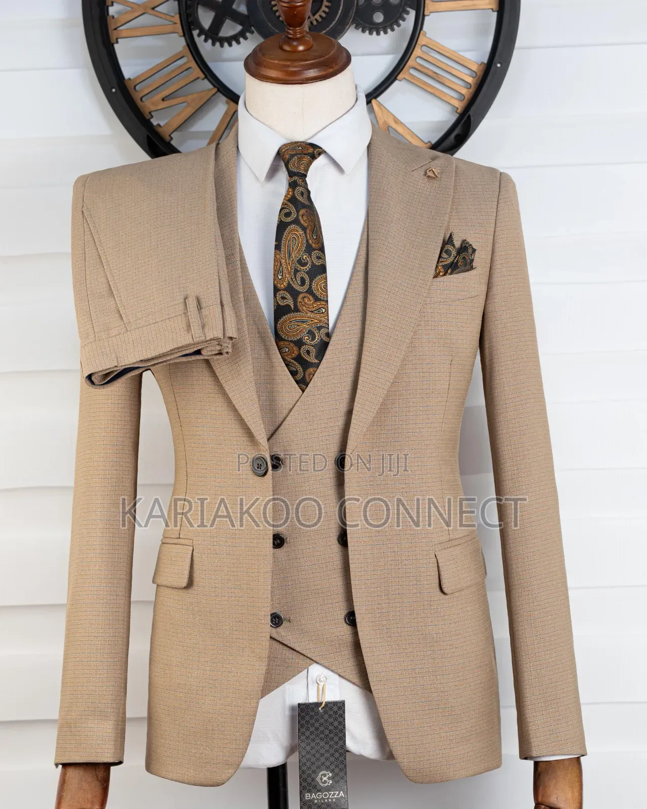 Bagozza Milano Beige Suit