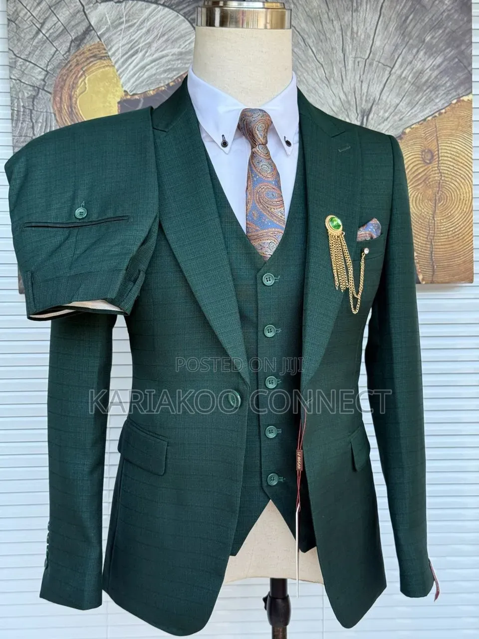St Oscar Turkey Green Suit