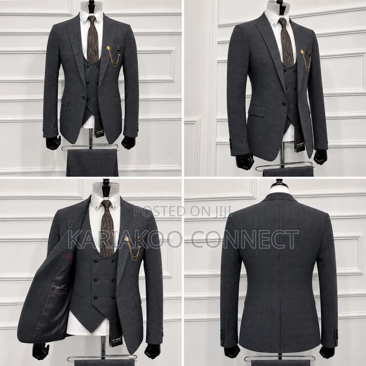 Pure Meaning of Gray Suit