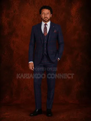Mercelino Blue Draft Suit
