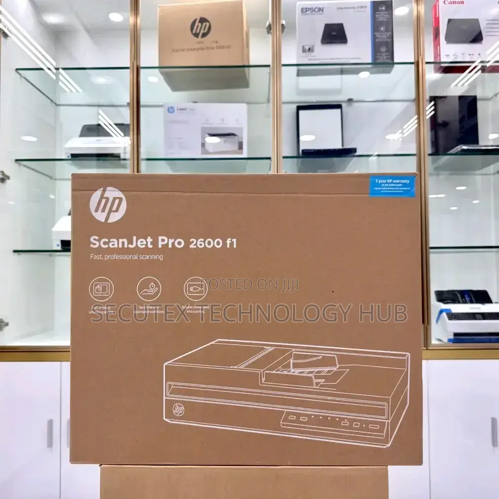 HP ScanJet Pro 2600 F1 Scanner – Duplex ADF | 25 PPM
