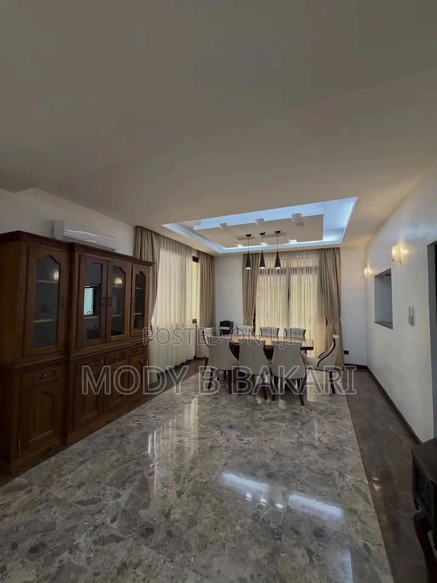 Furnished 3bdrm Villa in Masaki for rent