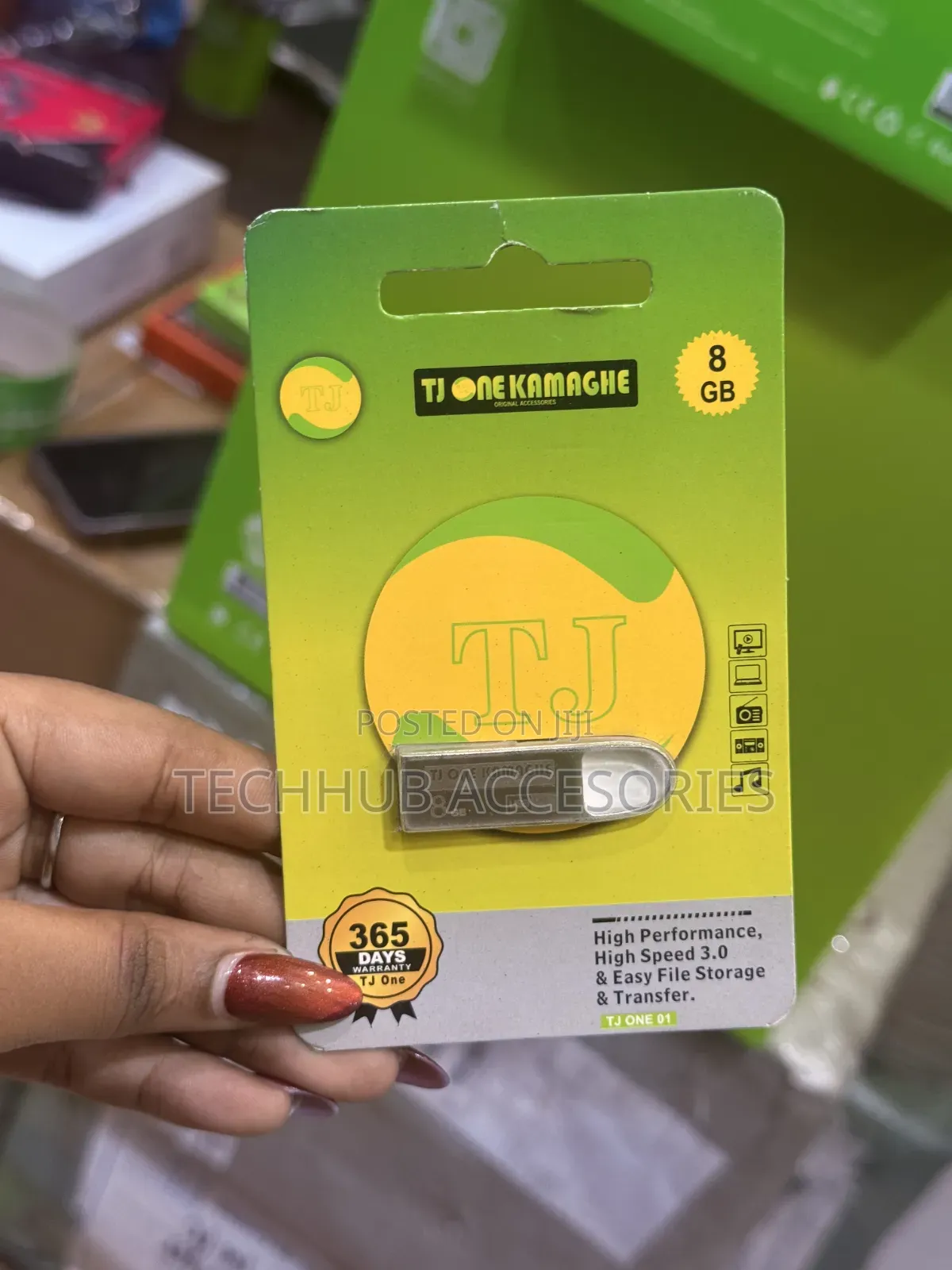 TJ One 8GB USB Flash Drive
