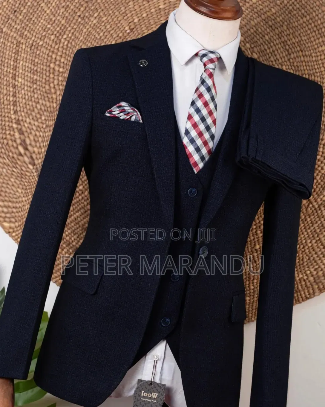 Joselino Wool 3-Piece Men's Suit for Sale