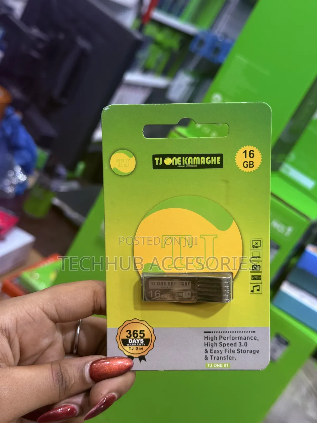 TJ One 16GB USB Flash Drive