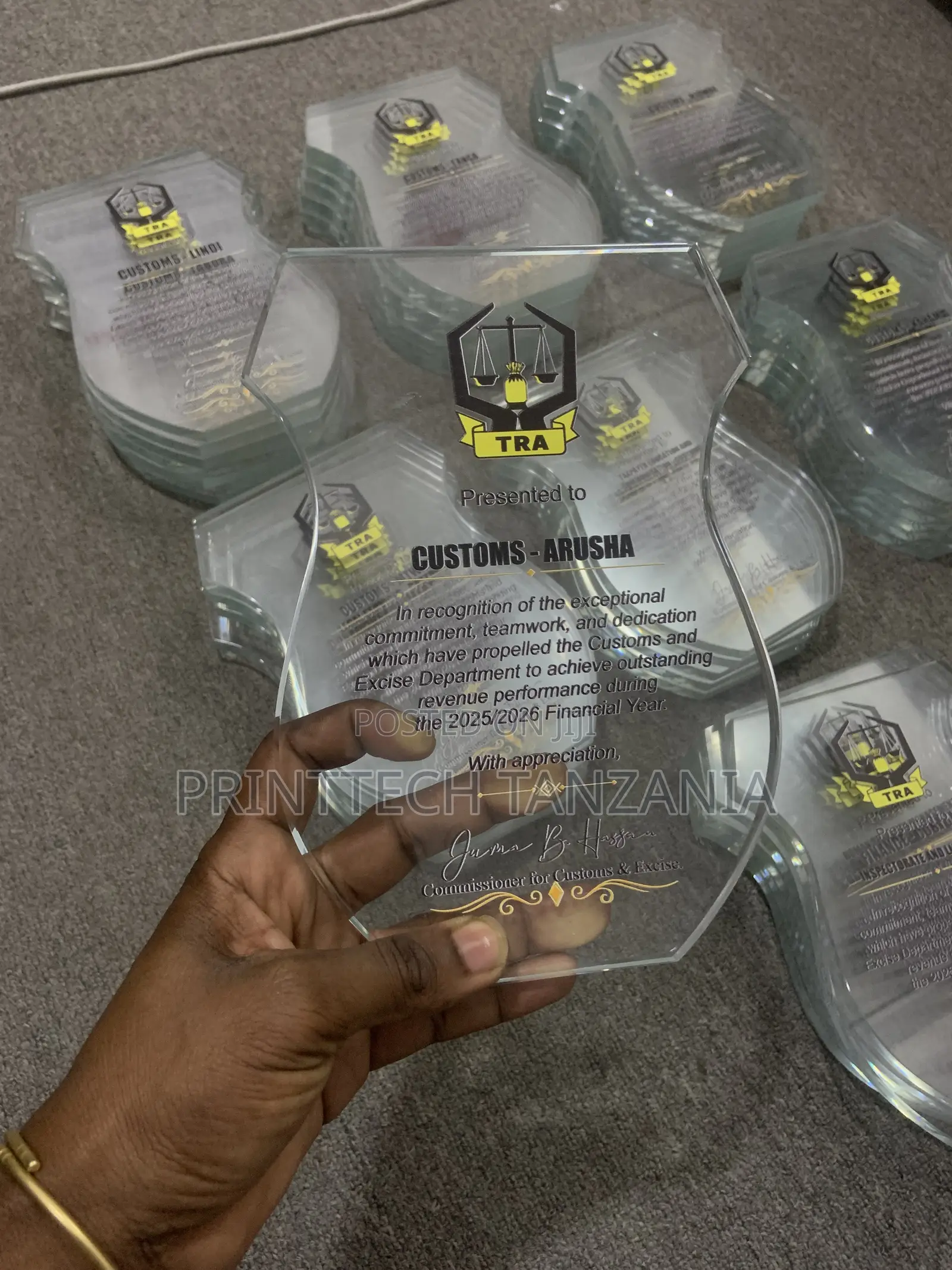Branded Grass Trophy