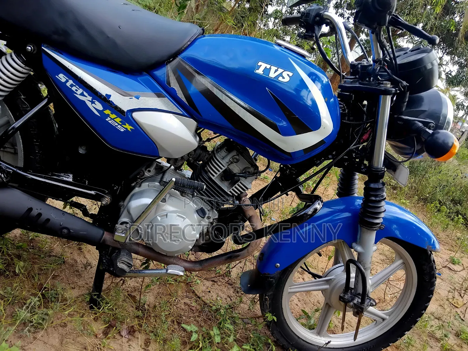 TVS HLX 125 2025 Blue