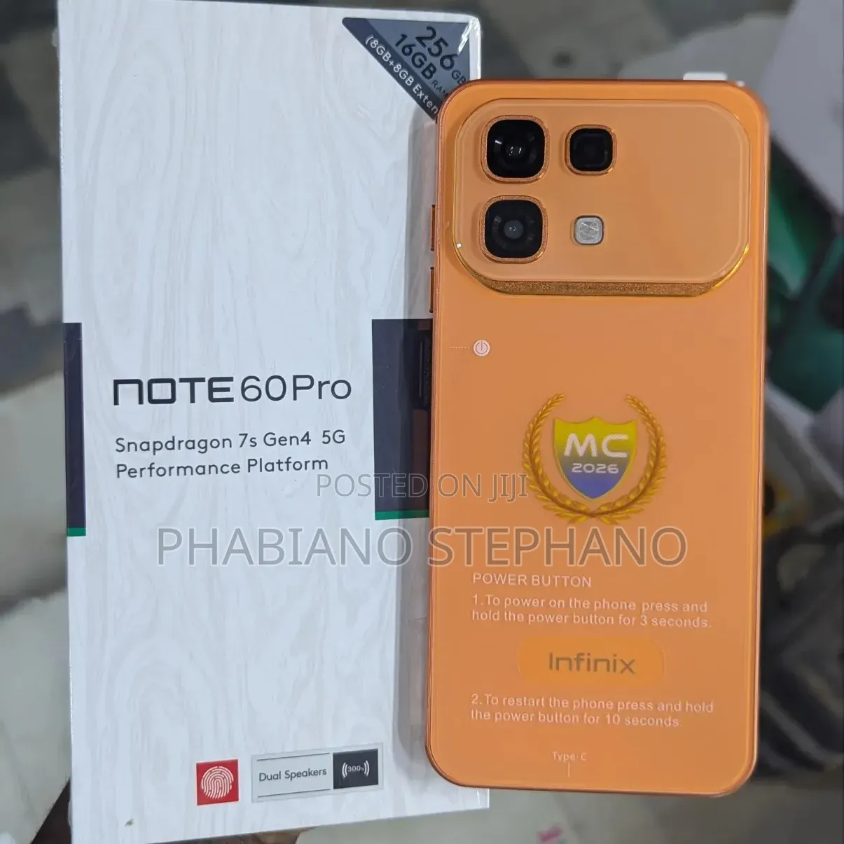New Infinix Note 60 Pro 256 GB