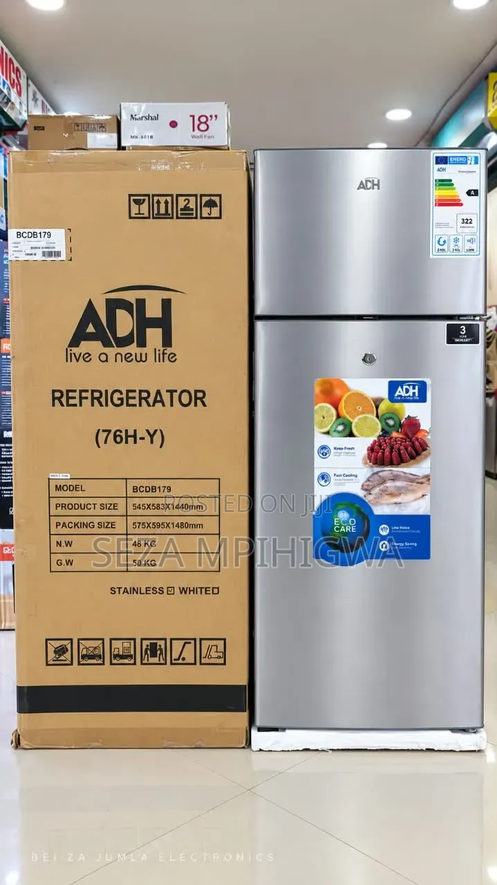 _ADH Refrigerator Double Door_ Ujazo 276L