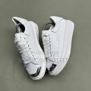McQueen Brand 3 Colours Men's Leather Sneakers or Hot Shoes