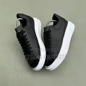 McQueen Brand 3 Colours Men's Leather Sneakers or Hot Shoes