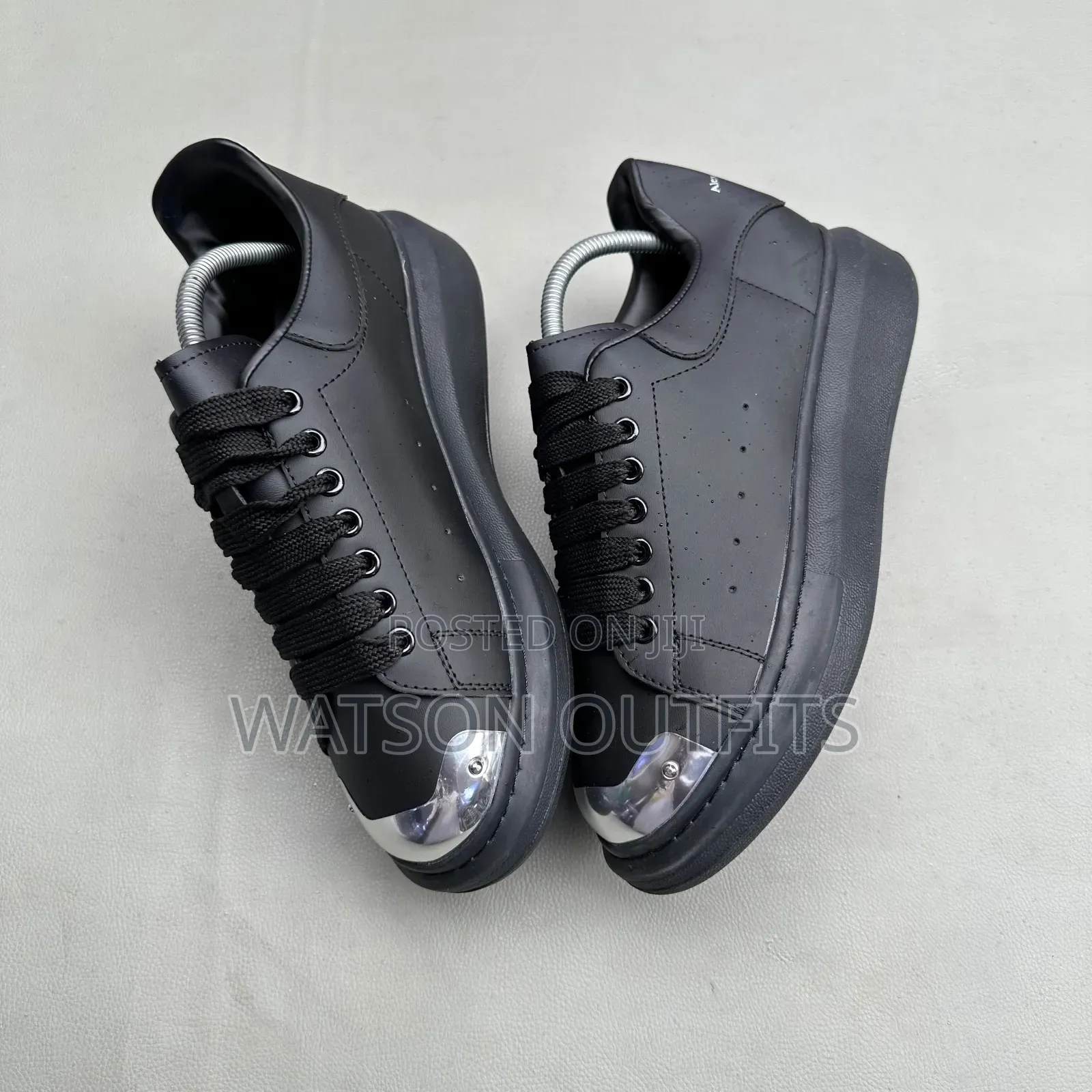 McQueen Brand 3 Colours Men's Leather Sneakers or Hot Shoes