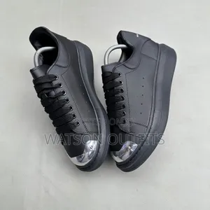 McQueen Brand 3 Colours Men's Leather Sneakers or Hot Shoes