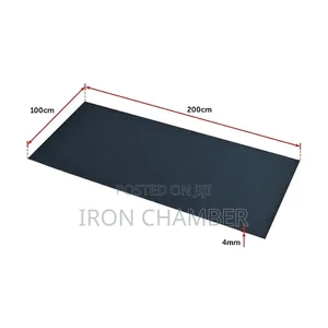 Gym Rubber Floor Mat for Equipment (200cm/100cm)