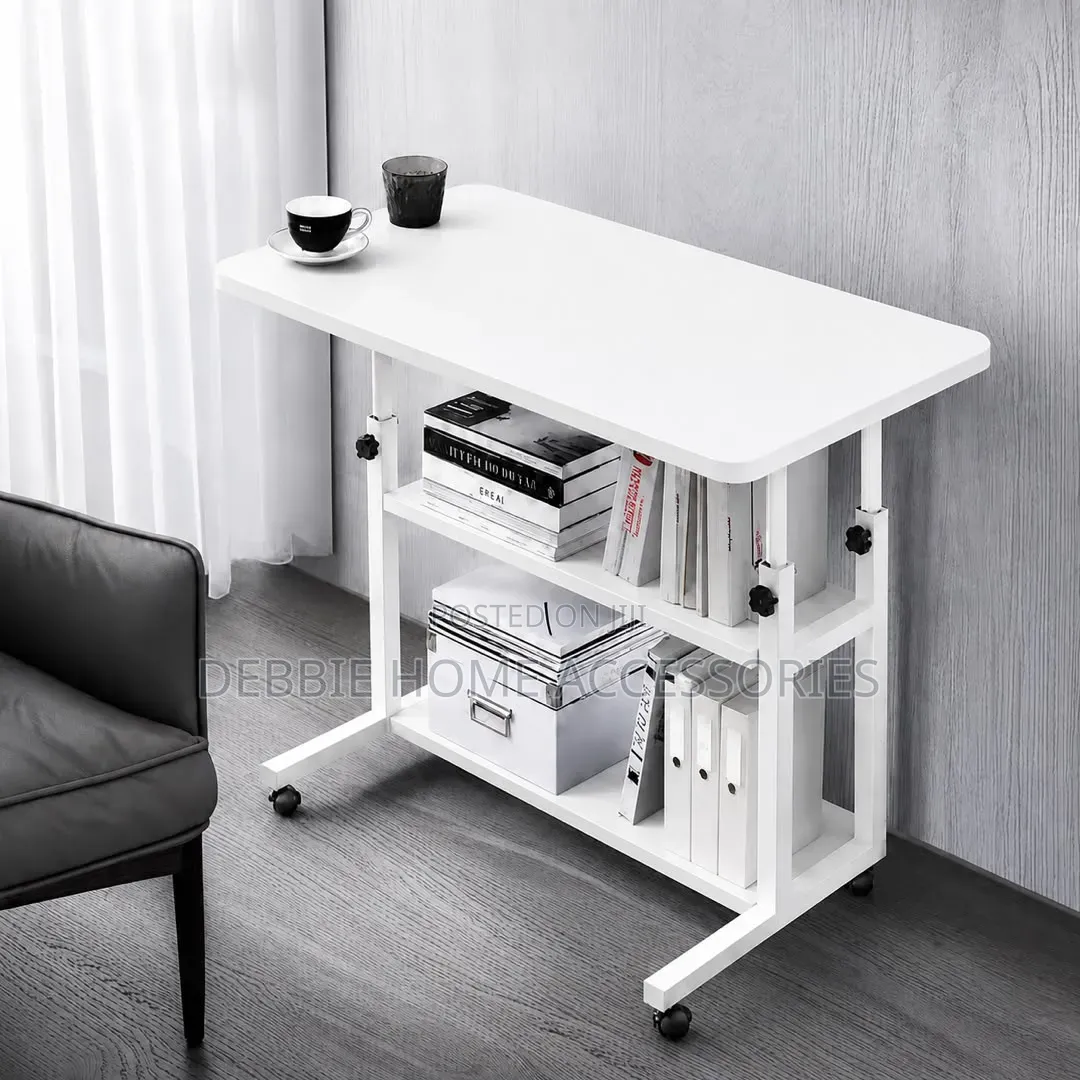 Height-Adjustable Mobile Laptop Desk Size(80*40*90)cm