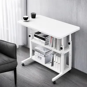 Height-Adjustable Mobile Laptop Desk Size(80*40*90)cm
