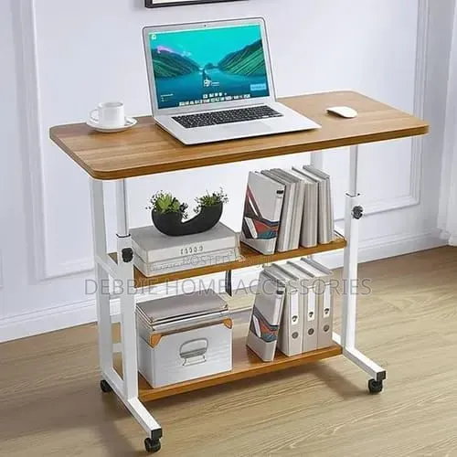 Height-Adjustable Mobile Laptop Desk Size(80*40*90)cm