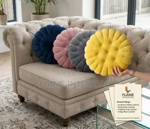 Plush Flower Cushions Set
