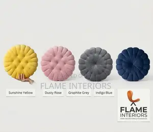 Plush Flower Cushions Set