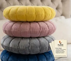 Plush Flower Cushions Set