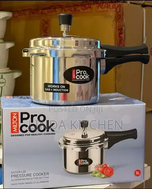 ALUMINIUM PRESSURE COOKER (Pro Cook) Single Hand 3Lts